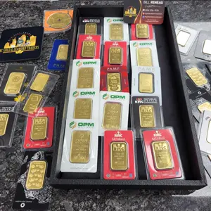 Coin and bullion piece 17 on display