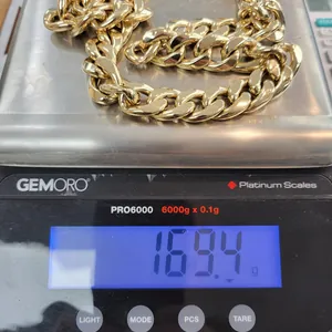 Gold jewelry piece 2 on display