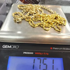 Gold jewelry piece 5 on display